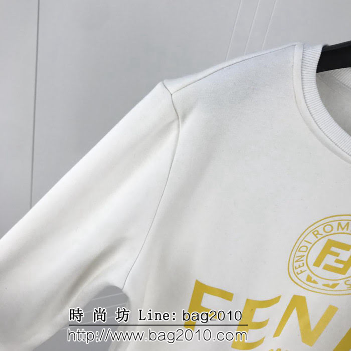 Fendi芬迪 18ss秋冬新款套頭衛衣 定制純棉加絨面料 高版本男女同款 ydi2057